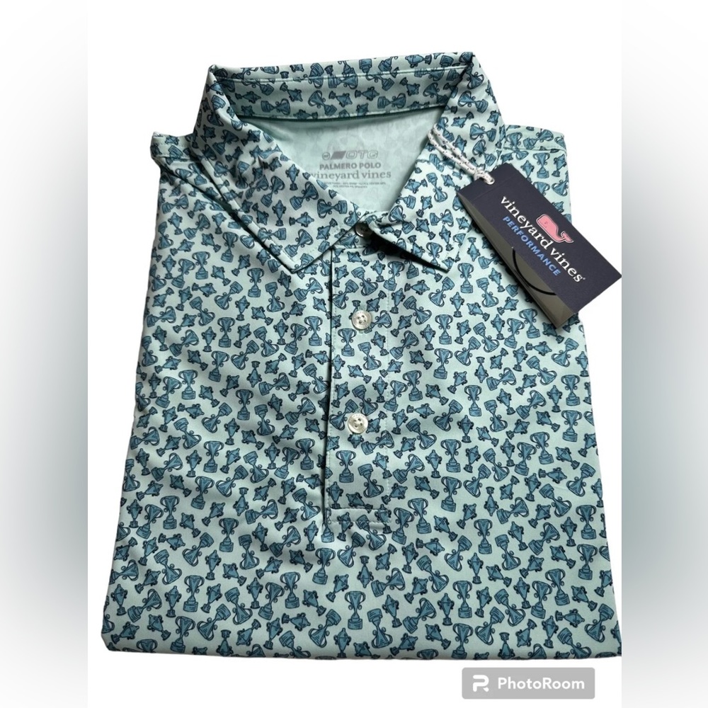 VINEYARD VINES MEN'S SHORT SLEEVE PALMERO PERFORMANCE POLO SHIRT.SZ.XXL.NWT